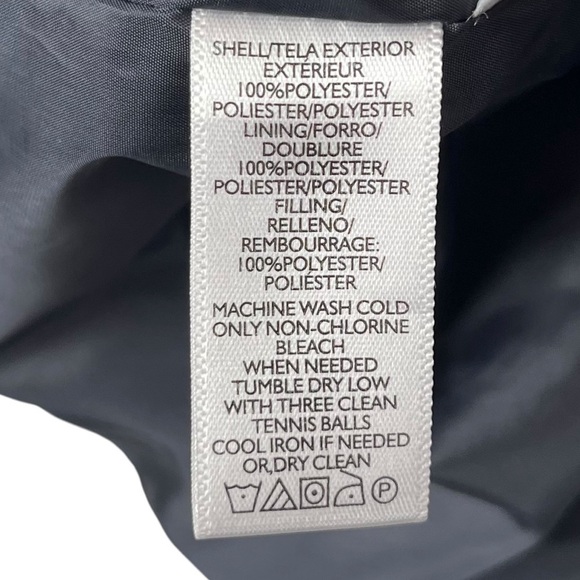 Loft Floral Women’s Puffer Vest Steel Grey Size XS - Picture 11 of 15